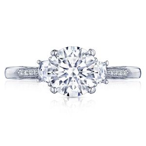 2659RD75 Platinum Simply Tacori Engagement Ring