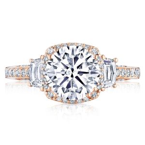 Tacori 2663CU8PK 18 Karat Dantela Engagement Ring