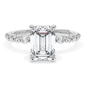 Tacori 2666EC85X6W 18 Karat Sculpted Crescent Engagement Ring