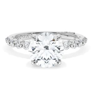 Tacori 2666RD8W 18 Karat Sculpted Crescent Engagement Ring