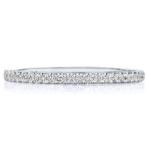 Tacori 266715B12W 18 Karat Sculpted Crescent Wedding Ring