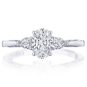 Tacori 2668OV7X5W 18 Karat Simply Tacori Engagement Ring