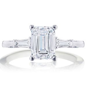 Tacori 2669EC75X55 Platinum Simply Tacori Engagement Ring