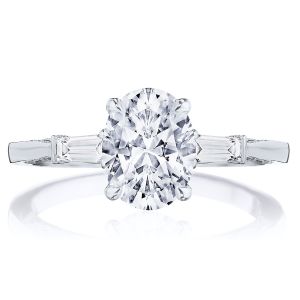Tacori 2669OV85X65 Platinum Simply Tacori Engagement Ring