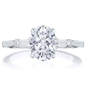 Tacori 2669OV85X65W 18 Karat Simply Tacori Engagement Ring