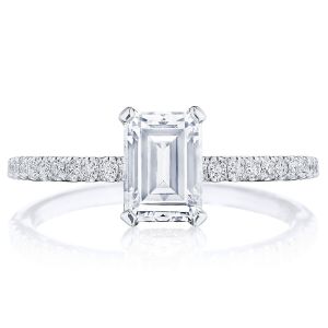 Tacori 267015EC7X5 Platinum Simply Tacori Engagement Ring