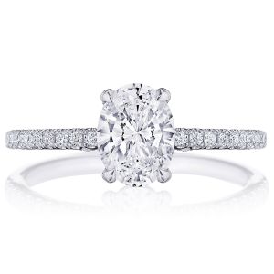 Tacori 267015OV8X6 Platinum Simply Tacori Engagement Ring