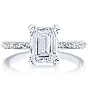 Tacori 2671EC85X65 Platinum Simply Tacori Engagement Ring