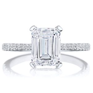 Tacori 2671EC85X65 Platinum Simply Tacori Engagement Ring