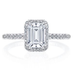Tacori 267615EC75X55 Platinum Simply Tacori Engagement Ring