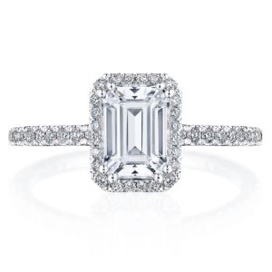 Tacori 267615EC75X55 Platinum Simply Tacori Engagement Ring