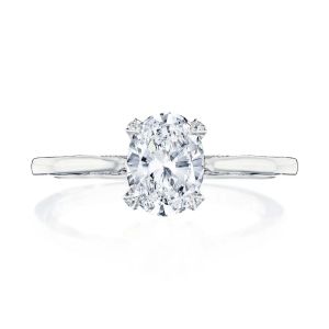 Tacori 2678OV8X6W 18 Karat Sculpted Crescent Engagement Ring