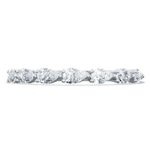 Tacori 2687B12 Platinum Sculpted Crescent Wedding Ring