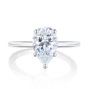 Tacori 268917PS11X7W 18 Karat Dantela Engagement Ring