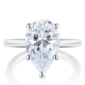 268922PS14X9 Platinum Tacori Dantela Engagement Ring