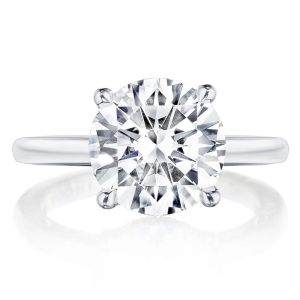 268922RD10 Platinum Tacori Dantela Engagement Ring