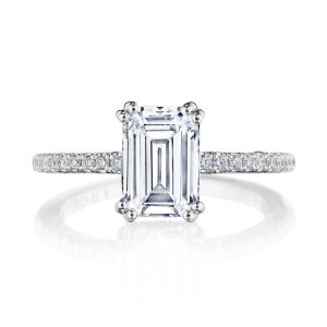 269017EC85X6 Platinum Tacori Dantela Engagement Ring