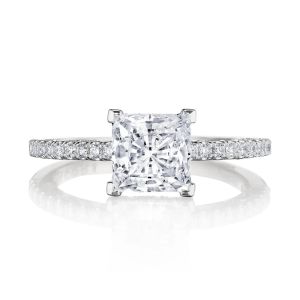 269017PR65 Platinum Tacori Dantela Engagement Ring