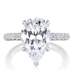 269022PS14X9 Platinum Tacori Dantela Engagement Ring