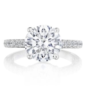 269022RD95 Platinum Tacori Dantela Engagement Ring