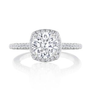 269117CU75 Platinum Tacori Dantela Engagement Ring