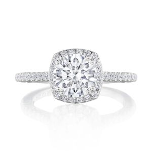 Tacori 269117CU75W 18 Karat Dantela Engagement Ring