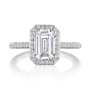 269117EC85X6 Platinum Tacori Dantela Engagement Ring