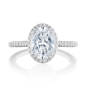 Tacori 269117OV95X7W 18 Karat Dantela Engagement Ring