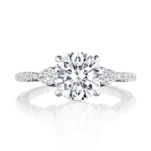 269417RD8 Platinum Tacori Dantela Engagement Ring