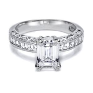 Tacori Crescent 18 Karat Engagement Ring HT2273SOL12