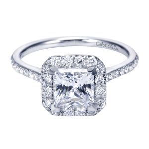 Gabriel 14 Karat Contemporary Engagement Ring ER7266W44JJ