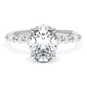 Tacori 272822OV95X7PL Platinum Sculpted Crescent Engagement Ring