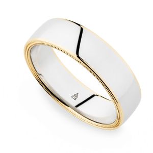 274441 Christian Bauer 18 Karat Two-Tone Wedding Ring / Band