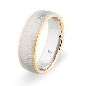 274463 Christian Bauer 18 Karat Two-Tone Wedding Ring / Band