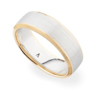 274469 Christian Bauer 18 Karat Two-Tone Wedding Ring / Band