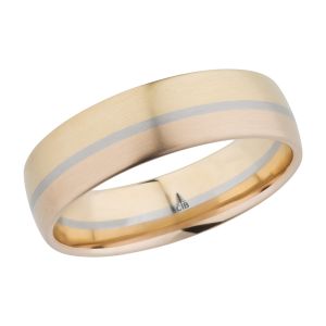 274595 Christian Bauer 18 Karat Two-Tone Wedding Ring / Band