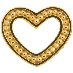 Endless Jewelry Frosty Heart Gold Plated Charm 51301