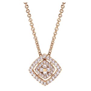 Gabriel Fashion 14 Karat Clustered Diamonds Necklace NK3287K45JJ