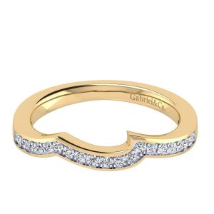 Gabriel 14 Karat Contemporary Wedding Band WB6360Y44JJ