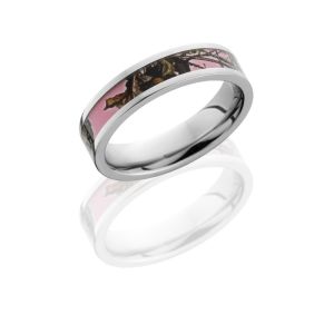 Lashbrook CC5F13/MOCPBU POLISH Camo Wedding Ring or Band