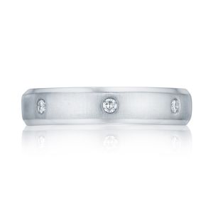 124-5DS Platinum Tacori Diamond Wedding Ring