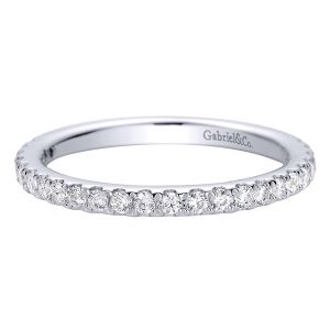 Gabriel 14 Karat Contemporary Wedding Band WB9330W44JJ