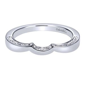 Gabriel 14 Karat Contemporary Wedding Band WB6288W44JJ