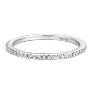 Gabriel 14 Karat Contemporary Wedding Band WB7843W44JJ