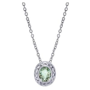 Gabriel Fashion Silver Mediterranean Necklace NK3567SVJGA