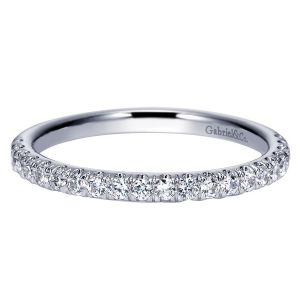 Gabriel 14 Karat Contemporary Wedding Band WB8972W44JJ