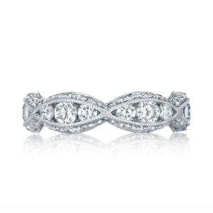 Tacori 2644B 18 Karat Classic Crescent Diamond Wedding Ring