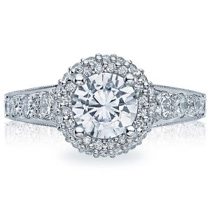 Tacori HT2525RD8 18 Karat Blooming Beauties Engagement Ring TQ