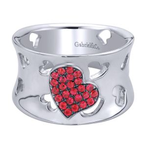 Gabriel Fashion Silver Eternal Love Ladies' Ring LR6913SVJRA