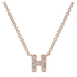 Gabriel Fashion 14 Karat Initial Initial Necklace NK4577H-K45JJ